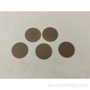 Disco de aleaciones de cobre de molibdeno